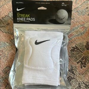Nike White Streak Knee Pads